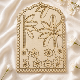 Designer Floral Jharokha with mirrors - 623
