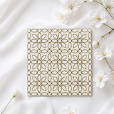 4 Inch Floral Pattern MDF Coaster for Lippan Art & DIY Craft-713