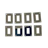Silver & golden Acrylic Rectangle Mirror for Fabric Embroidery( with holes ) A-210