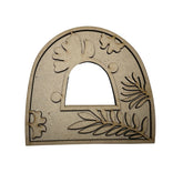 MDF Premarked Fancy cutout -417