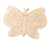 Butterfly MDF Cutout - 338 (10 Piece)