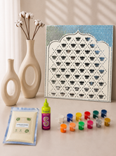 Fancy Small Lotus-Panel (with mirrors)-414 Mosaic kit-1630