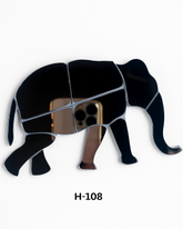 Fancy elephant shape mirror H-108