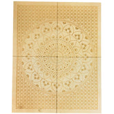 Premarked Mandala MDF Wall Panel for Lippan Art (with mirrors)-838