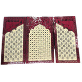 3-Piece Peacock Mirror Work Ready Backdrop Panel Set 5 * 8 FEET- BAPS-87