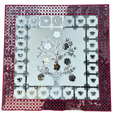Floral Mirror Work Ready Wall Décor Panel - BAPS-89