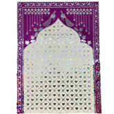 Arch Lotus Peacock Mirror Panel – (Ready Piece) - BAPS-30