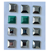 3D Square Shape MDF with Silver Mirrors-625