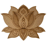 Premarked Lotus Shape MDF Board for Lippan Art-688
