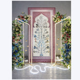 Designer Mirror Backdrop Setup (Only Mirror & Stencil) for Royal Wedding & Event Decor-1410