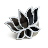 Lotus Mirror Clay Decorative Cutout for Lippan Art & Craft Projects MG-9