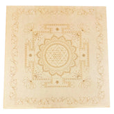 Premarked Shree Yantra Decorative Cutout with Mirror-605