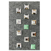 3D Square Shape MDF with Silver Mirrors-625