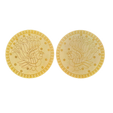 Decorative Round Premarked Peacock MDF With Mirror -562