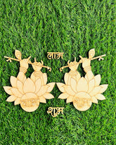 MDF Premarked Shubh-Labh Lotus cutout-269