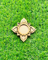 Mdf fancy shape candle holder-276