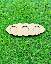 Mdf fancy shape candle holder-278