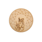 MDF Premarked Round lord krishna-362