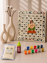 Ganpati Background Frame (with mirrors)-480 Mosaic kit-1603