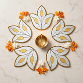 Ready Made Mirror Lotus Wall Décor ST-32