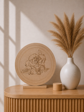 MDF Premarked Round Little Krishna-351