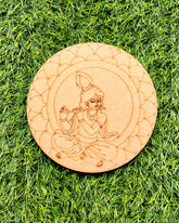 MDF Premarked Round Krishna-355