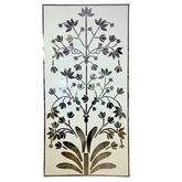 Fancy silver Flower Panle shape mirror For Event-1242 (only Mirror)
