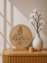 MDF Premarked Round Little Krisna-363