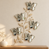 Butterfly Mirror Wall Decor – Ready Made Decorative Mirror Art Piece ST-42
