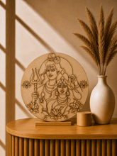 MDF Premarked Round Shiv Parvati-408