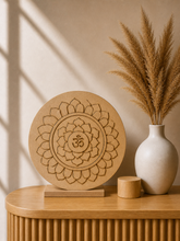 MDF Premarked Round Om Rangoli-409