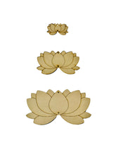 MDF Premarked lotus cutouts (with hole)-452