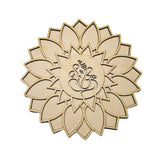 MDF Premarked Ganesha Rangoli shape-385