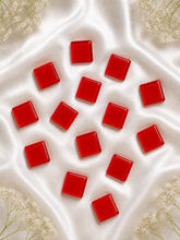 SQUARE SHAPE SCARLET RED COLOUR MOSAIC TILES-535