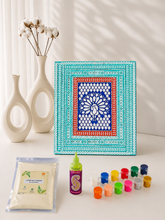 Decorative peacock Wall Decor Frame mdf (with mirrors)-458 Mosaic kit-1619