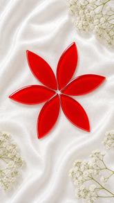 Dark Petals Dark Red Color -577