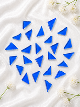 Trangle Shape Blue Colour Mosaic Tiles-584
