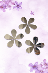Almond shape silver mirrors for art 6mm to 27mm
