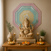 Premarked Octagon MDF Board with Mirror for Lippan Art & Wall Décor-772