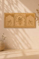Shreenathji & Cow Premarked MDF Wall Decor Panel-804