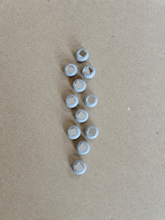 Silver Square Mirror Clay Decorative Beads MG-11