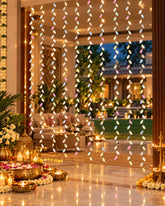 Leaf Shape Mirror Hanging String – Decorative Mirror String for Home & Event Décor 40 INCH- ST-5