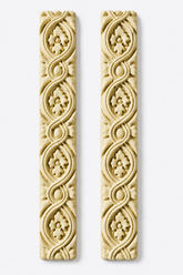 Floral Vine Clay Border Strips for Lippan Art & DIY Décor 7.2 inch- CLAY BORDER 8