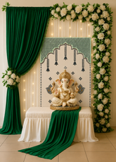 Designer MDF Jharokha Panel with Hanging Bells Pattern-746