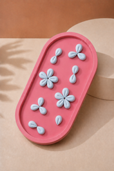 Teardrop Clay Flower Motif Set for Lippan Art MG-18