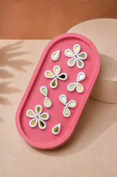 Teardrop Clay golden Mirror for Lippan Art MG-23