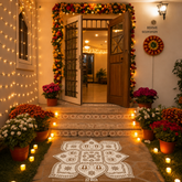 Premarked Kaku Pagla Rangoli Flower MDF -627