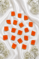 Irregular Shape Orange Colour Mosaic Tiles-774