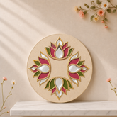 Premarked Fancy Rangoli shape MDF-391 & A-184 Golden