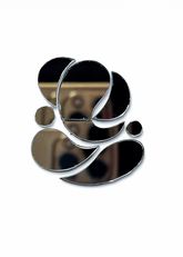 Fancy Ganesha shape mirror  G-1161